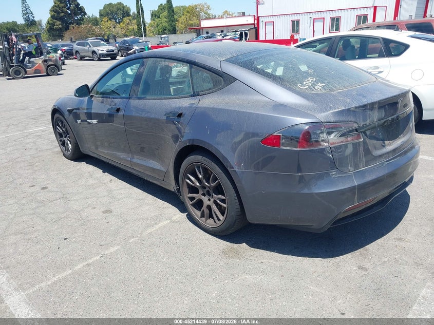 2021 Tesla Model s VIN 5YJSA1E66MF445701 IAAI salvage auction — SIDE, Clear (California), sold $31,250 on 2026-07-16 (photo 3)