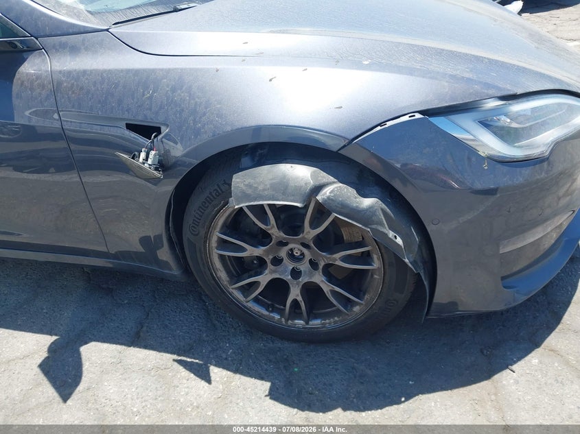 2021 Tesla Model s VIN 5YJSA1E66MF445701 IAAI salvage auction — SIDE, Clear (California), sold $31,250 on 2026-07-16 (photo 6)