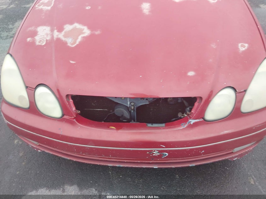 2000 Lexus Gs 400 VIN JT8BH68X1Y0023934 IAAI salvage auction — FRONT END, Repossession Paperwork (Georgia), sold $275 on 2026-07-22 (photo 6)