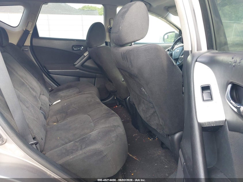 2009 Nissan Murano VIN JN8AZ18W59W126474 IAAI salvage auction — FRONT & REAR, Repossession Paperwork (Georgia), sold $325 on 2026-07-22 (photo 8)