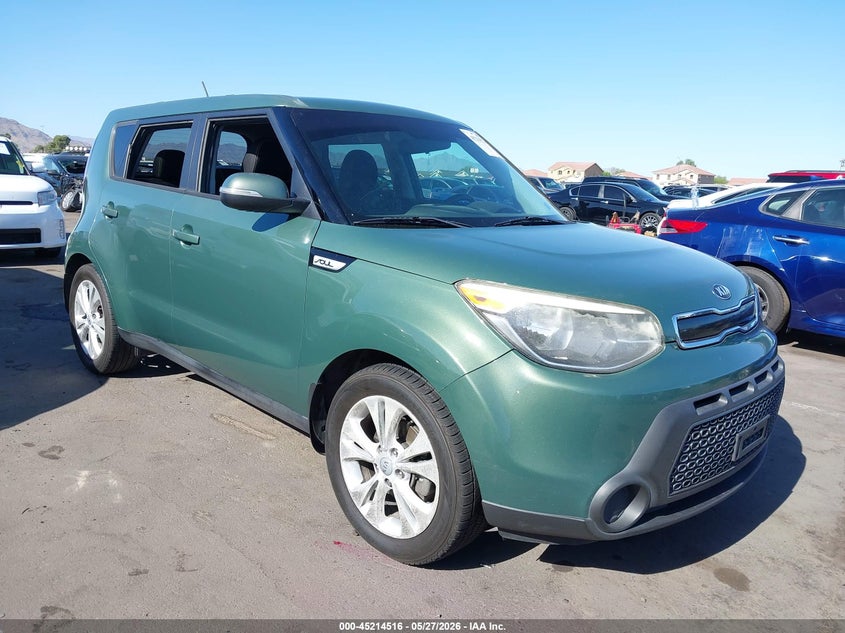 2014 Kia Soul VIN KNDJP3A59E7058683 IAAI salvage auction — THEFT, Salvage Title, sold $1,400 on 2026-07-07 (photo 1)