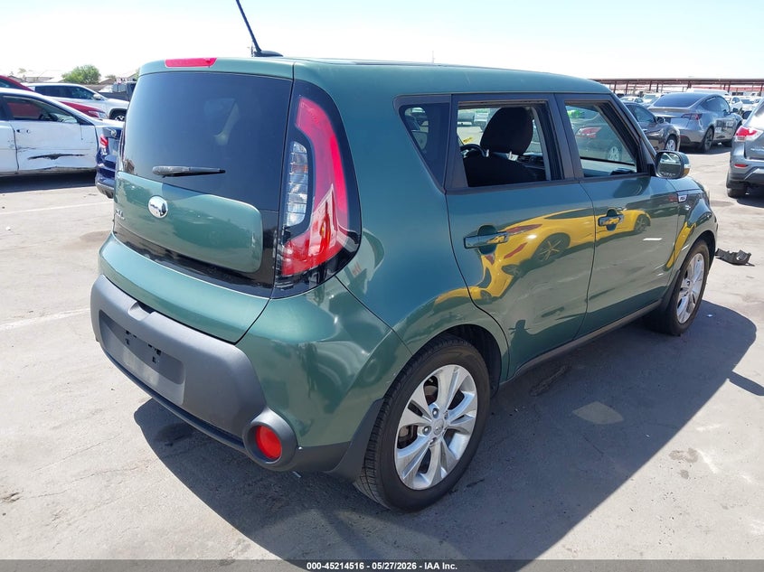2014 Kia Soul VIN KNDJP3A59E7058683 IAAI salvage auction — THEFT, Salvage Title, sold $1,400 on 2026-07-07 (photo 4)