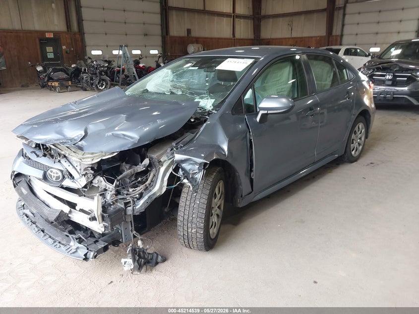 2020 Toyota Corolla VIN JTDEPRAE4LJ110368 IAAI salvage auction — FRONT END, Salvage Title, sold $850 on 2026-07-15 (photo 2)