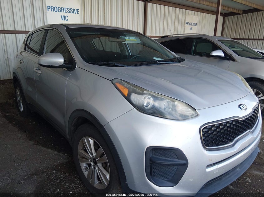 2017 Kia Sportage VIN KNDPM3AC7H7154902 IAAI salvage auction — HAIL, Clear (Oklahoma), sold $3,175 on 2026-07-15 (photo 1)