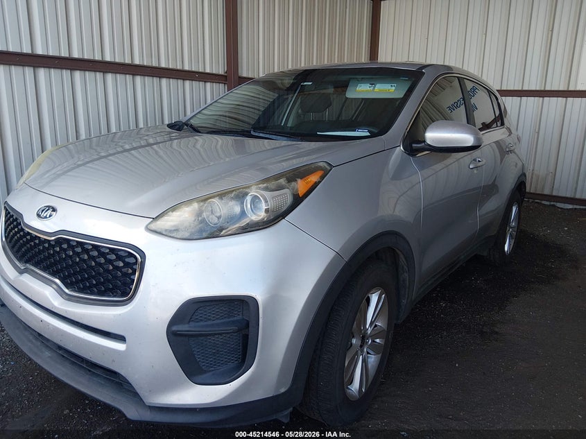 2017 Kia Sportage VIN KNDPM3AC7H7154902 IAAI salvage auction — HAIL, Clear (Oklahoma), sold $3,175 on 2026-07-15 (photo 2)