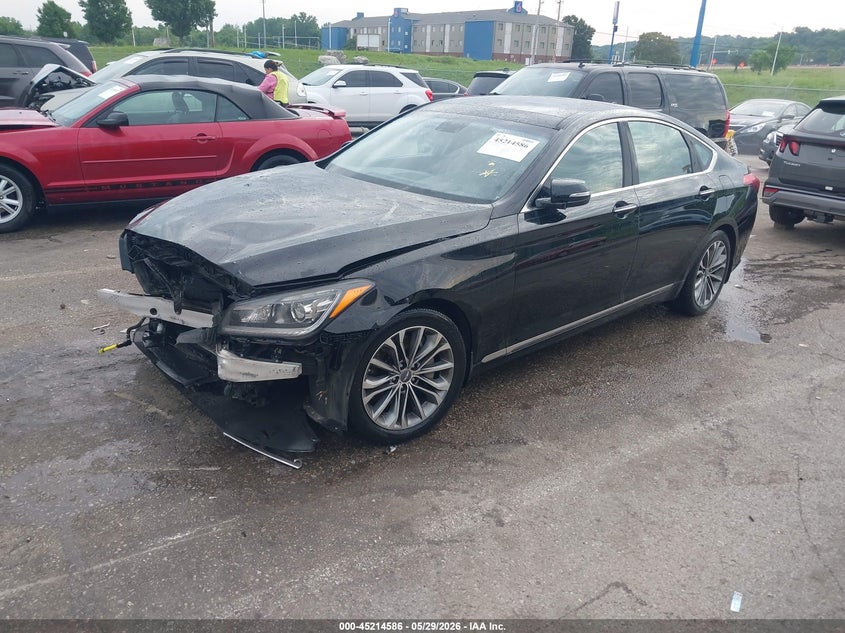 2016 Hyundai Genesis VIN KMHGN4JE5GU136446 IAAI salvage auction — FRONT END, Salvage Title, sold $2,100 on 2026-07-14 (photo 2)