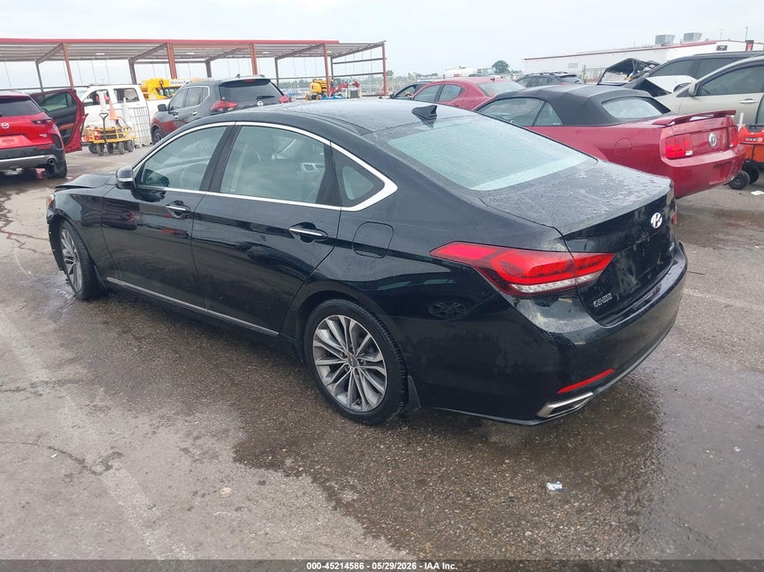 2016 Hyundai Genesis VIN KMHGN4JE5GU136446 IAAI salvage auction — FRONT END, Salvage Title, sold $2,100 on 2026-07-14 (photo 3)