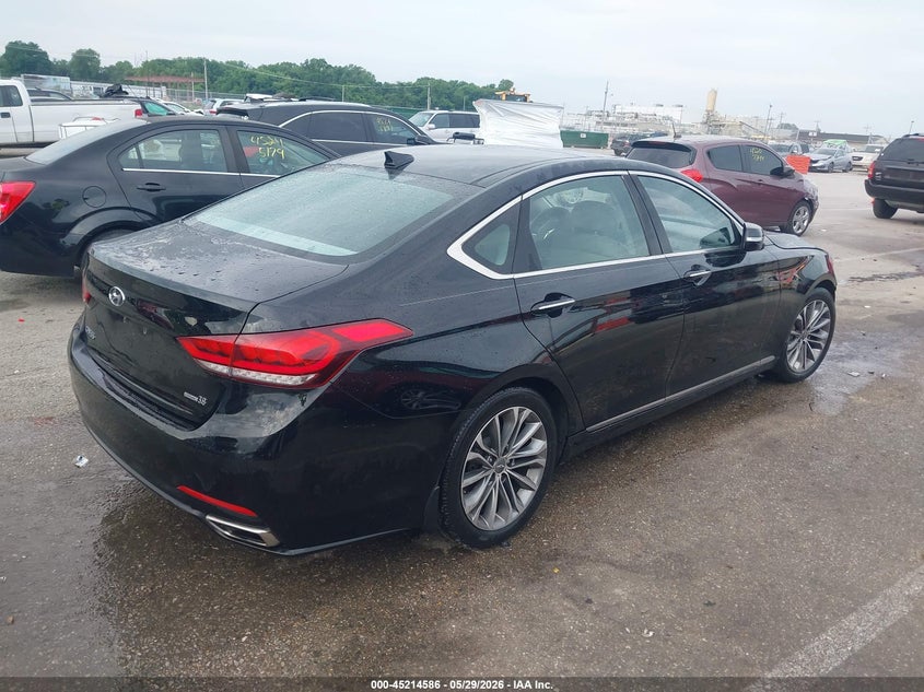 2016 Hyundai Genesis VIN KMHGN4JE5GU136446 IAAI salvage auction — FRONT END, Salvage Title, sold $2,100 on 2026-07-14 (photo 4)