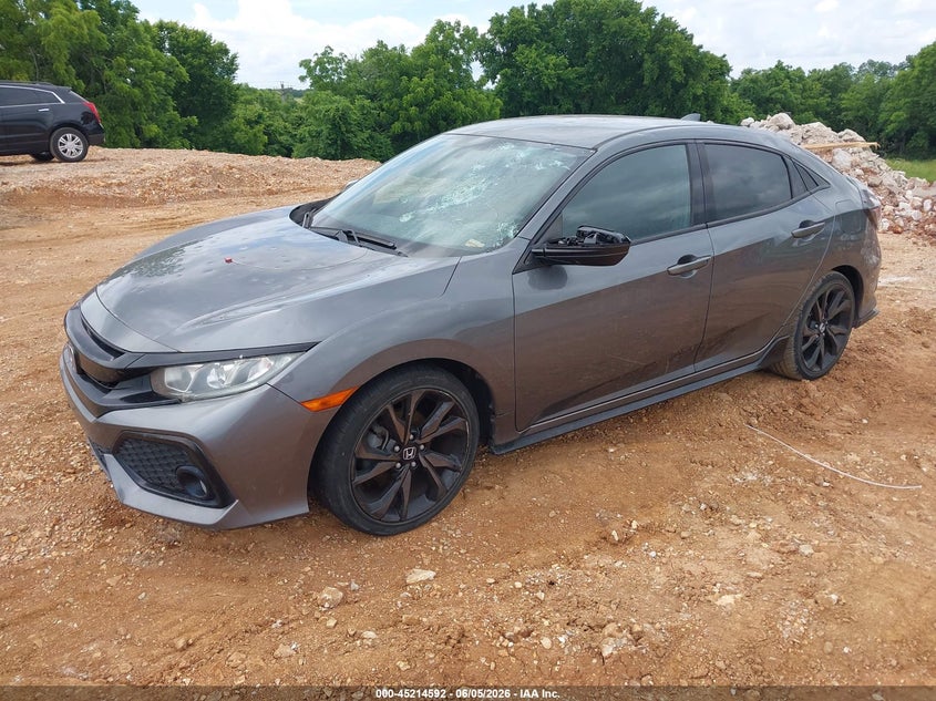2017 Honda Civic VIN SHHFK7H46HU213325 IAAI salvage auction — HAIL, Salvage Title, sold $6,100 on 2026-07-20 (photo 2)