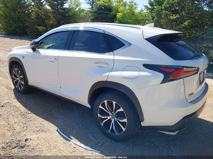 2016 Lexus Nx VIN JTJBARBZ3G2057617 IAAI salvage auction — FRONT END, Salvage Title, sold $7,750 on 2026-07-08 (photo 3)
