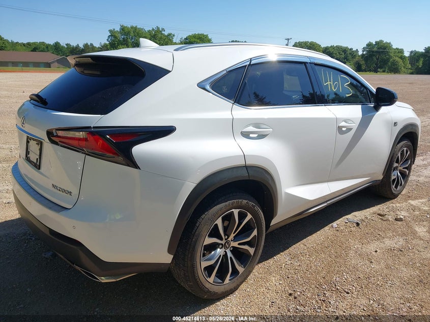 2016 Lexus Nx VIN JTJBARBZ3G2057617 IAAI salvage auction — FRONT END, Salvage Title, sold $7,750 on 2026-07-08 (photo 4)