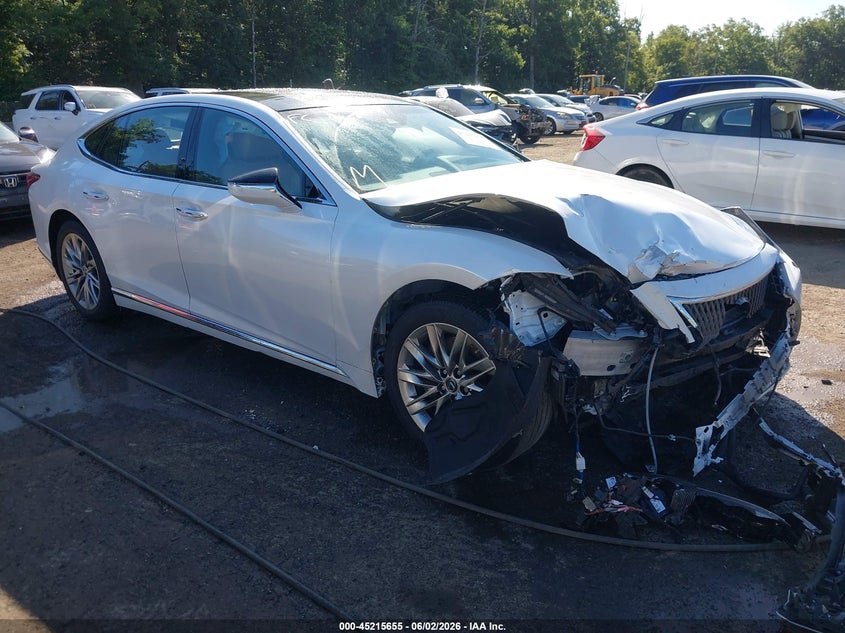 2021 Lexus Ls VIN JTHD51GF2M5008644 IAAI salvage auction — FRONT END, Salvage Title, sold $13,200 on 2026-07-08 (photo 1)