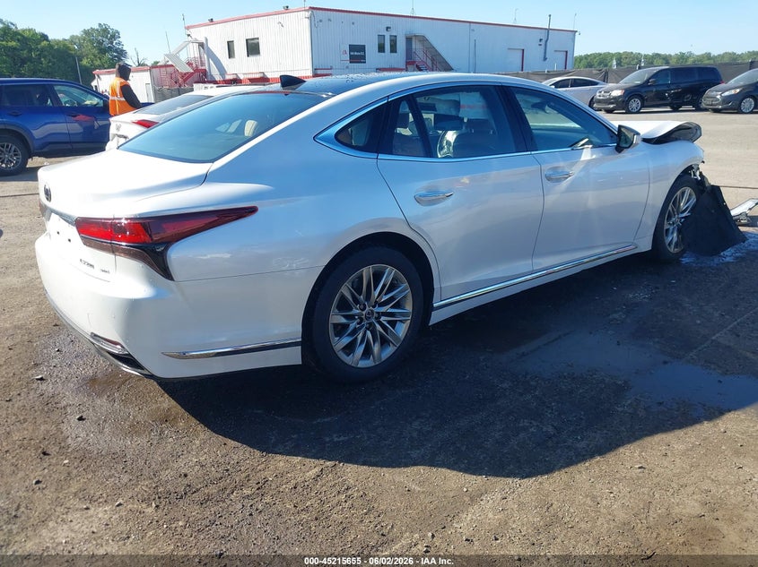 2021 Lexus Ls VIN JTHD51GF2M5008644 IAAI salvage auction — FRONT END, Salvage Title, sold $13,200 on 2026-07-08 (photo 4)