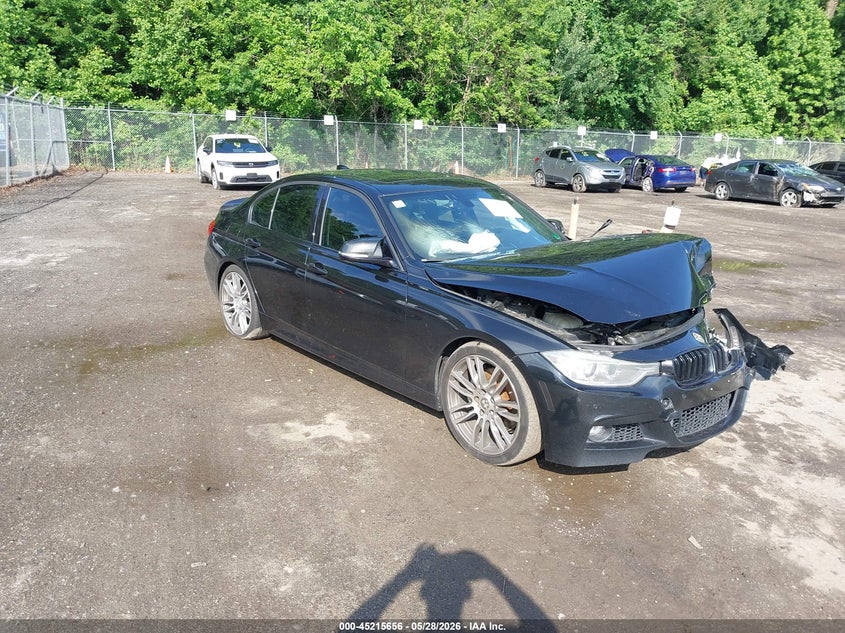 2015 BMW 3er VIN WBA3B9C52FF589252 IAAI salvage auction — FRONT END, Salvage - Greater Than 75% (Maryland), sold $2,250 on 2026-07-30 (photo 1)