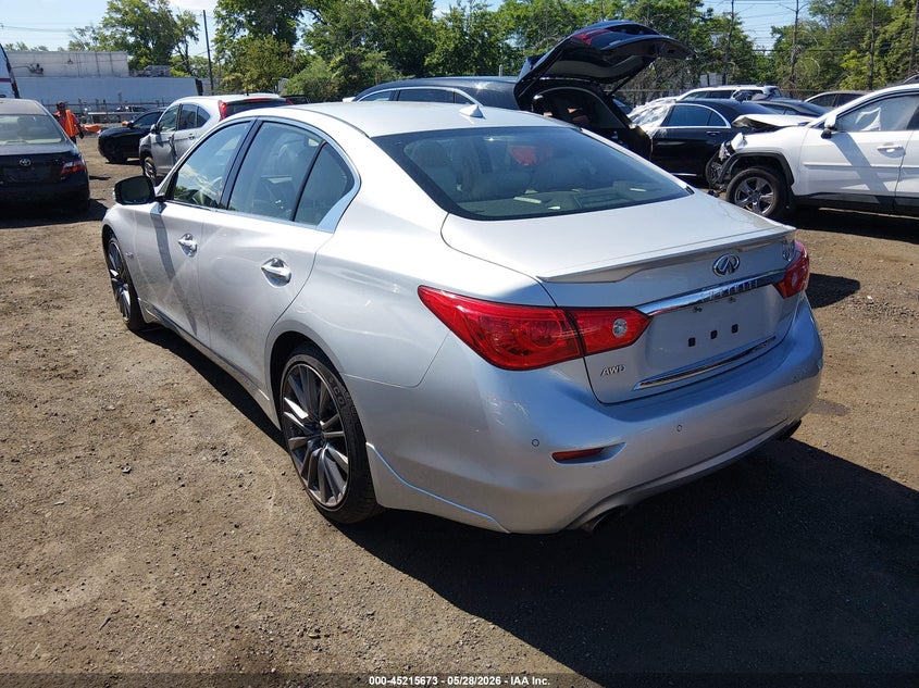 2016 Infiniti Q50 VIN JN1FV7AR4GM450516 IAAI salvage auction — UNDERCARRIAGE, Salvage (New Jersey), sold $1,550 on 2026-07-27 (photo 3)