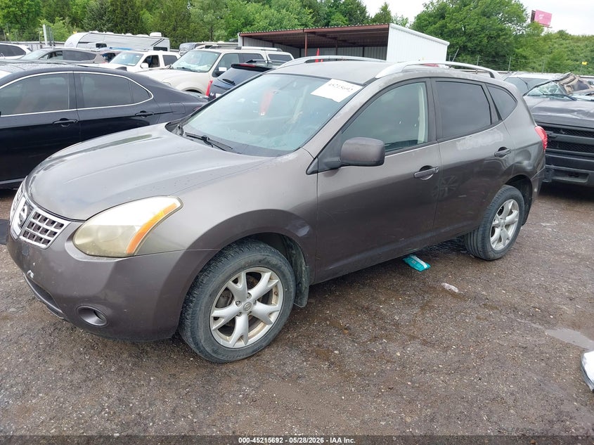 2009 Nissan Rogue VIN JN8AS58T39W047077 IAAI salvage auction — REAR END, Clear (Oklahoma), sold $400 on 2026-07-29 (photo 2)