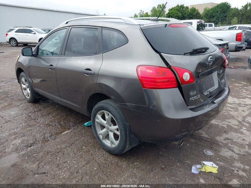 2009 Nissan Rogue VIN JN8AS58T39W047077 IAAI salvage auction — REAR END, Clear (Oklahoma), sold $400 on 2026-07-29 (photo 3)