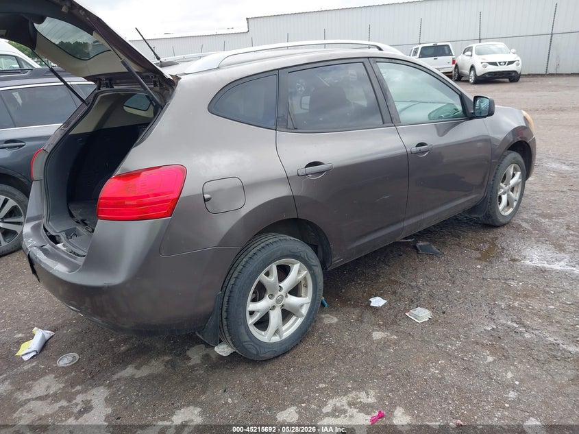 2009 Nissan Rogue VIN JN8AS58T39W047077 IAAI salvage auction — REAR END, Clear (Oklahoma), sold $400 on 2026-07-29 (photo 4)