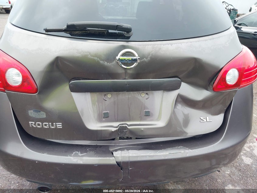 2009 Nissan Rogue VIN JN8AS58T39W047077 IAAI salvage auction — REAR END, Clear (Oklahoma), sold $400 on 2026-07-29 (photo 6)