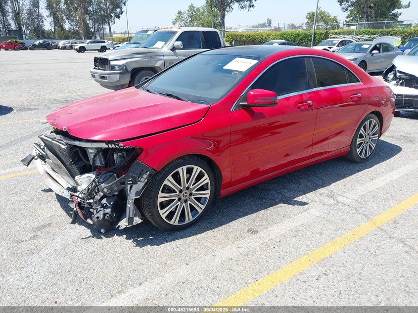 2019 Mercedes-benz Cla-klasse VIN WDDSJ4EB7KN727607 IAAI salvage auction — FRONT END, Salvage Title, sold $3,825 on 2026-07-14 (photo 2)
