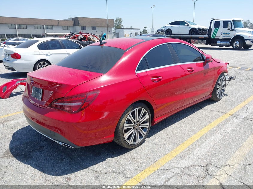 2019 Mercedes-benz Cla-klasse VIN WDDSJ4EB7KN727607 IAAI salvage auction — FRONT END, Salvage Title, sold $3,825 on 2026-07-14 (photo 4)