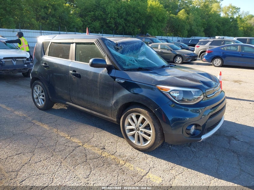 2017 Kia Soul VIN KNDJP3A54H7476637 IAAI salvage auction — FRONT & REAR, Salvage Title, sold $525 on 2026-07-27 (photo 1)