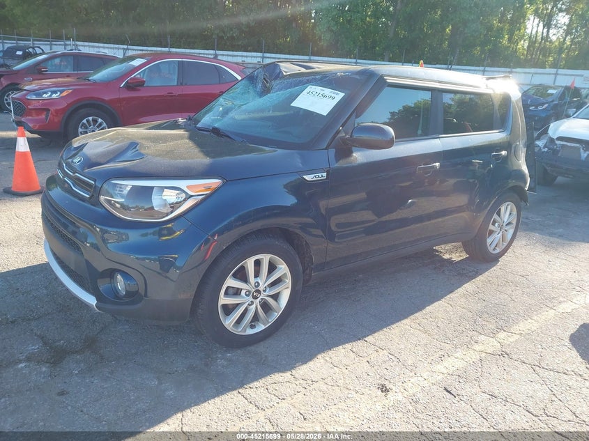 2017 Kia Soul VIN KNDJP3A54H7476637 IAAI salvage auction — FRONT & REAR, Salvage Title, sold $525 on 2026-07-27 (photo 2)