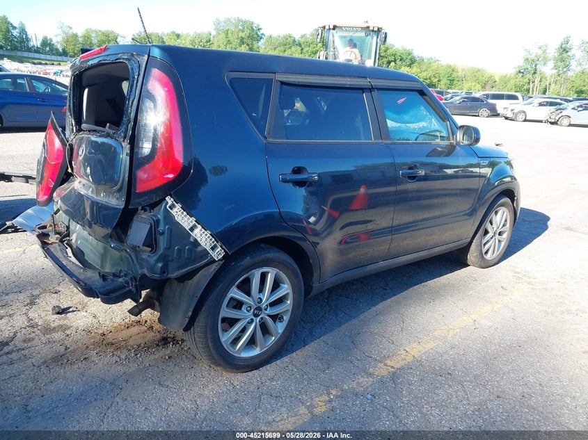 2017 Kia Soul VIN KNDJP3A54H7476637 IAAI salvage auction — FRONT & REAR, Salvage Title, sold $525 on 2026-07-27 (photo 4)