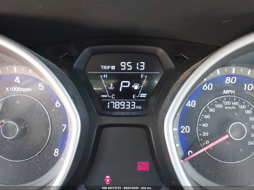 2016 Hyundai Elantra VIN KMHDH4AE6GU600905 IAAI salvage auction — NORMAL WEAR, Clear (Montana), sold $25 on 2026-07-28 (photo 7)