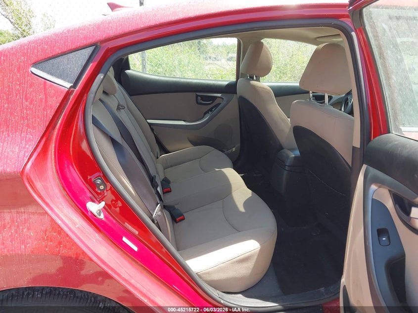 2016 Hyundai Elantra VIN KMHDH4AE6GU600905 IAAI salvage auction — NORMAL WEAR, Clear (Montana), sold $25 on 2026-07-28 (photo 8)
