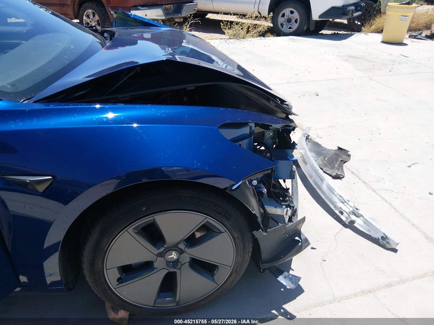 2023 Tesla Model 3 VIN 5YJ3E1EA4PF712500 IAAI salvage auction — FRONT END, Salvage Title, sold $50 on 2026-07-30 (photo 6)