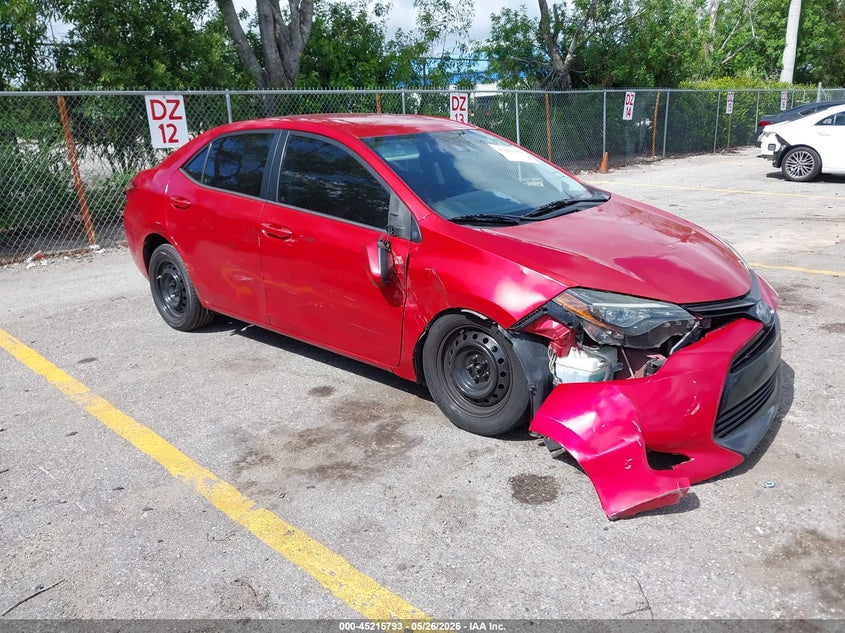 2019 Toyota Corolla VIN 5YFBURHE8KP909694 IAAI salvage auction — FRONT END, Salvage Title, sold $2,550 on 2026-07-13 (photo 1)