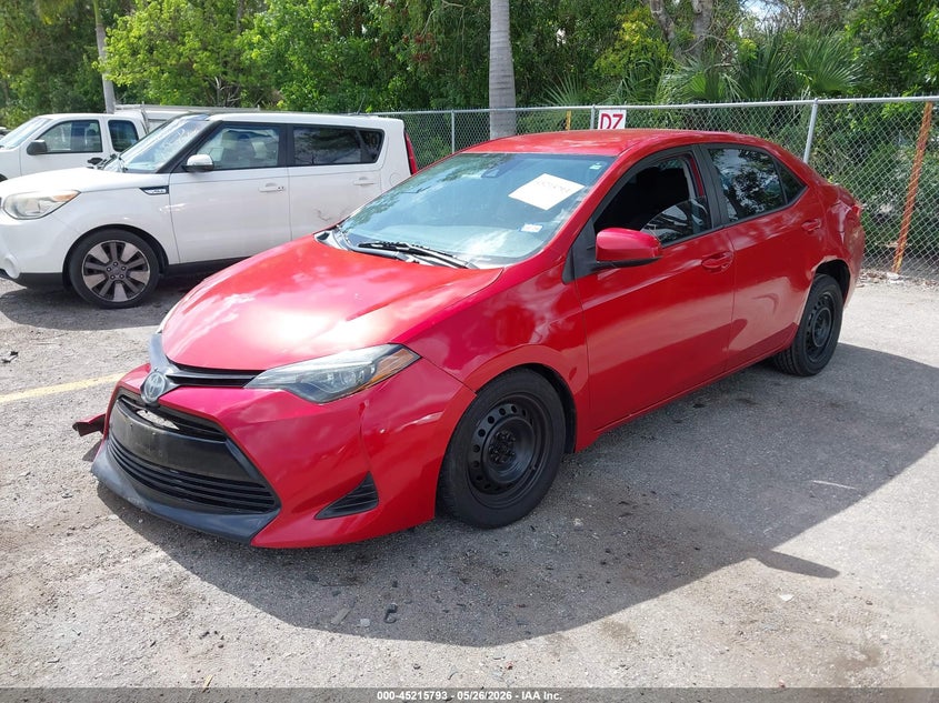 2019 Toyota Corolla VIN 5YFBURHE8KP909694 IAAI salvage auction — FRONT END, Salvage Title, sold $2,550 on 2026-07-13 (photo 2)