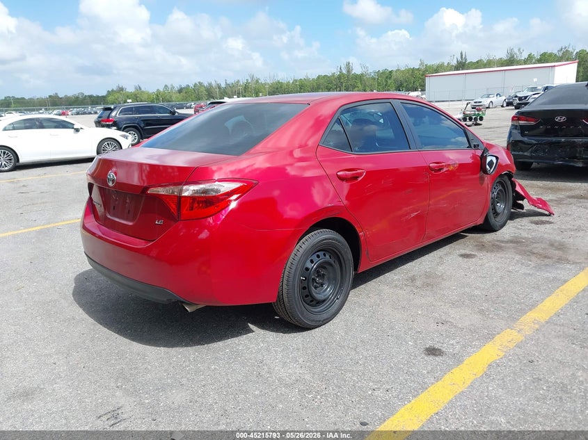 2019 Toyota Corolla VIN 5YFBURHE8KP909694 IAAI salvage auction — FRONT END, Salvage Title, sold $2,550 on 2026-07-13 (photo 4)