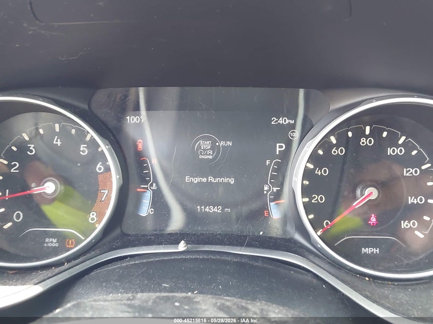 2018 Jeep Compass VIN 3C4NJCBBXJT181602 IAAI salvage auction — HAIL, Salvage Title, sold $3,625 on 2026-07-28 (photo 7)