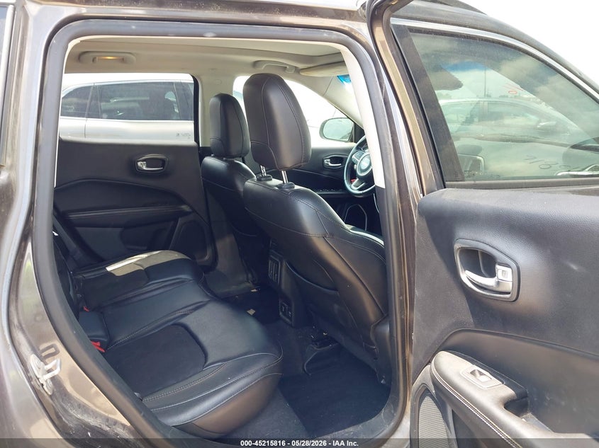 2018 Jeep Compass VIN 3C4NJCBBXJT181602 IAAI salvage auction — HAIL, Salvage Title, sold $3,625 on 2026-07-28 (photo 8)