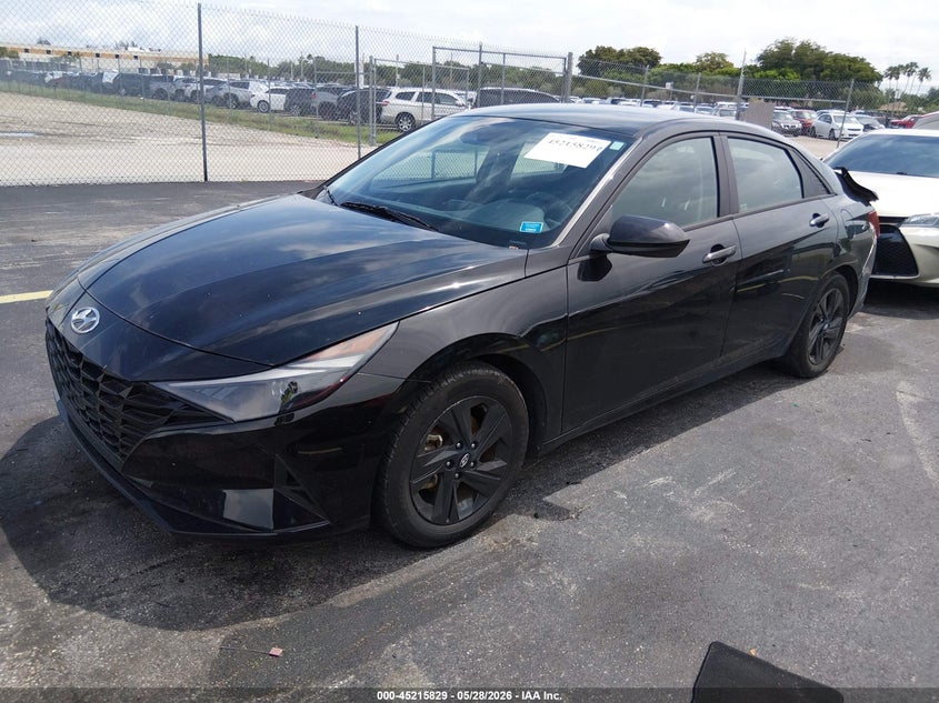 2023 Hyundai Elantra VIN KMHLM4AJ4PU044873 IAAI salvage auction — REAR END, Salvage Title, sold $6,200 on 2026-07-16 (photo 2)
