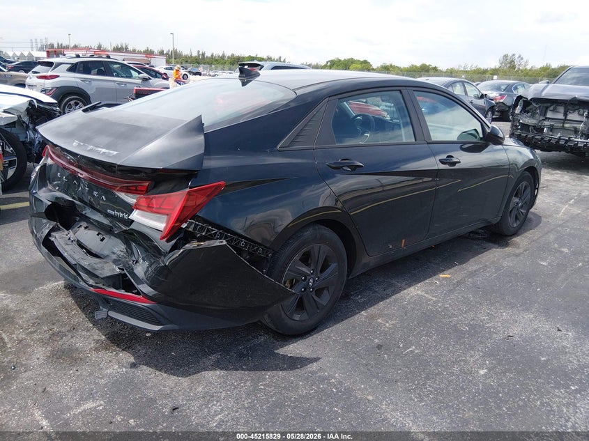 2023 Hyundai Elantra VIN KMHLM4AJ4PU044873 IAAI salvage auction — REAR END, Salvage Title, sold $6,200 on 2026-07-16 (photo 4)