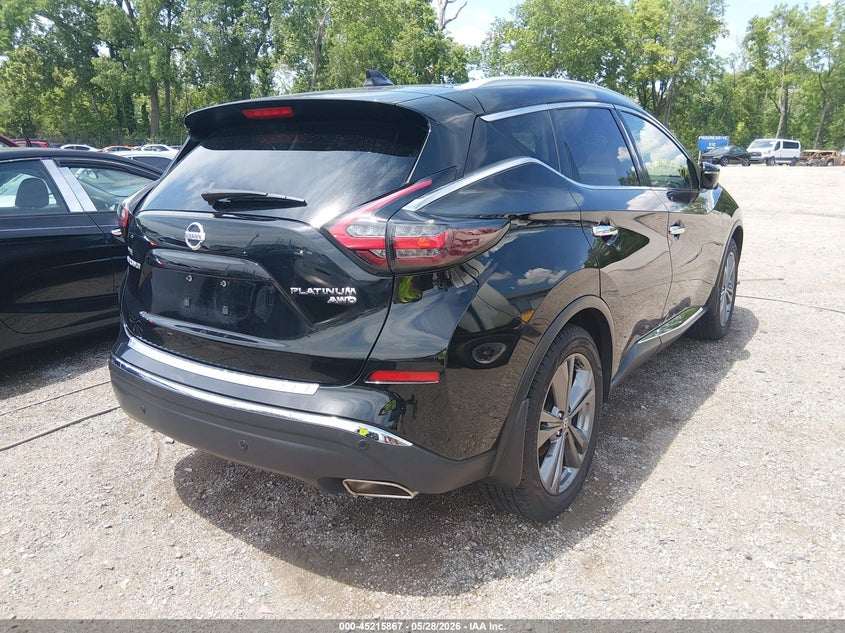 2020 Nissan Murano VIN 5N1AZ2DS6LN138775 IAAI salvage auction — HAIL, Salvage (Indiana), sold $10,000 on 2026-09-30 (photo 4)