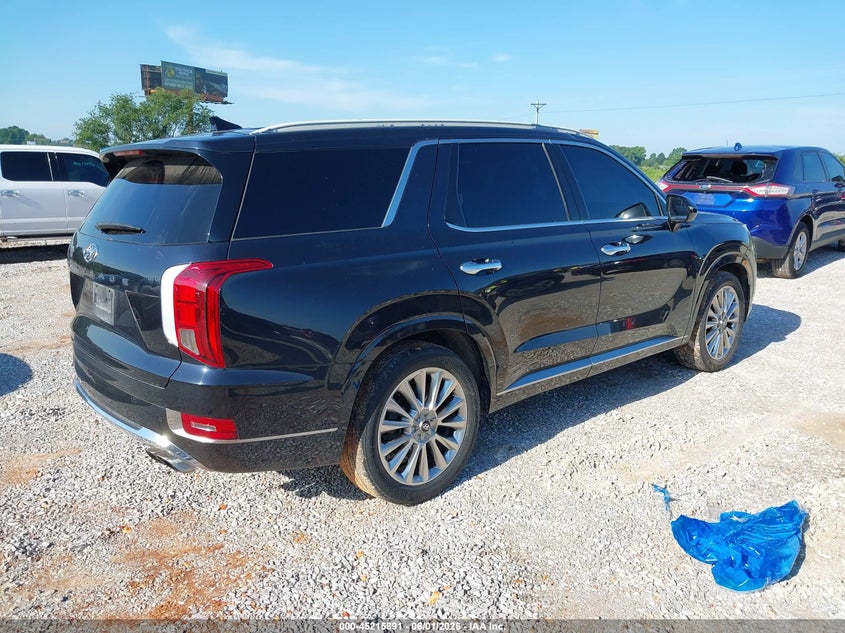 2020 Hyundai Palisade VIN KM8R5DHE9LU039209 IAAI salvage auction — HAIL, Salvage Title, sold $5,300 on 2026-07-27 (photo 4)