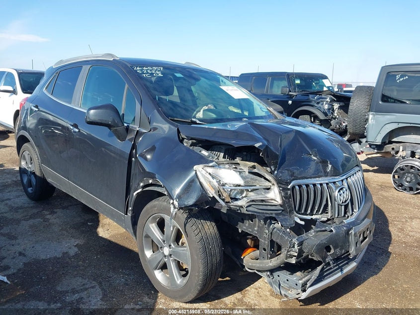 2013 Buick Encore VIN KL4CJASBXDB201150 IAAI salvage auction — FRONT END, Salvage Title, sold $775 on 2026-07-21 (photo 1)