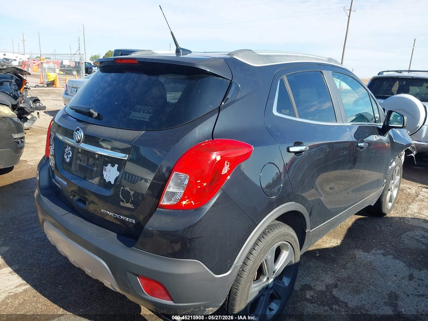 2013 Buick Encore VIN KL4CJASBXDB201150 IAAI salvage auction — FRONT END, Salvage Title, sold $775 on 2026-07-21 (photo 4)