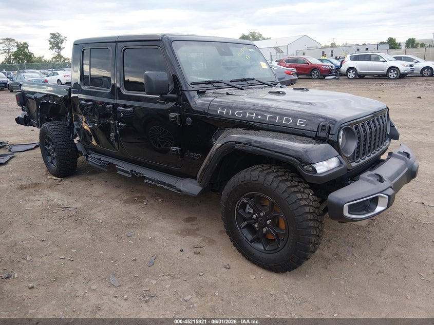 2025 Jeep Gladiator VIN 1C6PJTAG9SL534776 IAAI salvage auction — SIDE, Salvage Title, sold $15,100 on 2026-07-09 (photo 1)