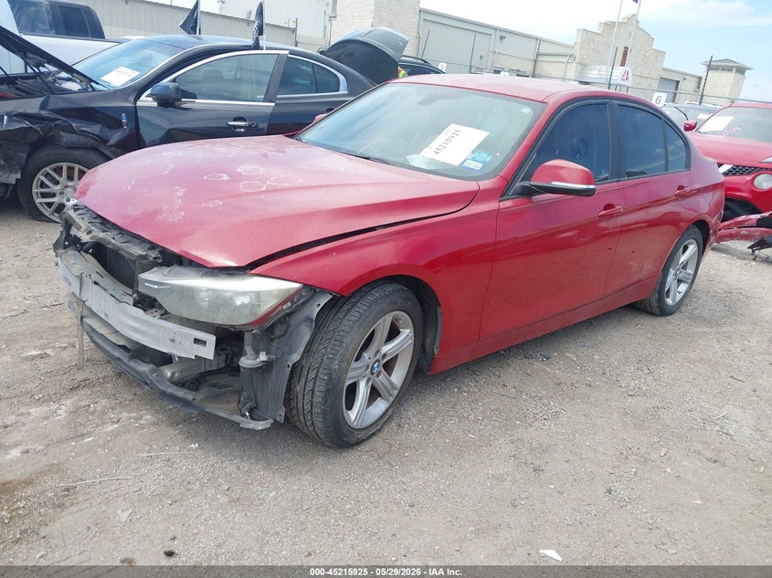 2014 BMW 3er VIN WBA3B1G51ENT00846 IAAI salvage auction — FRONT END, Original (Texas), sold $1,800 on 2026-07-27 (photo 2)