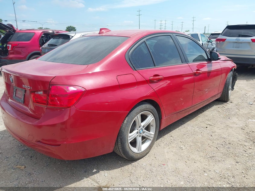 2014 BMW 3er VIN WBA3B1G51ENT00846 IAAI salvage auction — FRONT END, Original (Texas), sold $1,800 on 2026-07-27 (photo 4)