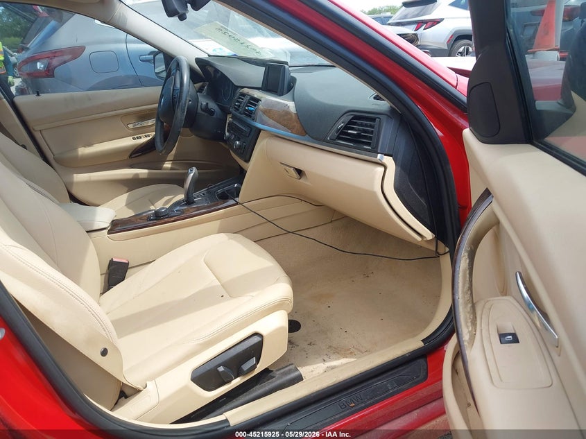 2014 BMW 3er VIN WBA3B1G51ENT00846 IAAI salvage auction — FRONT END, Original (Texas), sold $1,800 on 2026-07-27 (photo 5)
