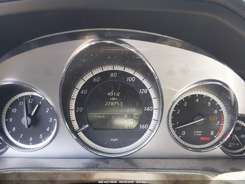2010 Mercedes-benz E-class VIN WDDHF5GB9AA052122 IAAI salvage auction — NORMAL WEAR, Clear (Utah), sold $125 on 2026-07-24 (photo 7)