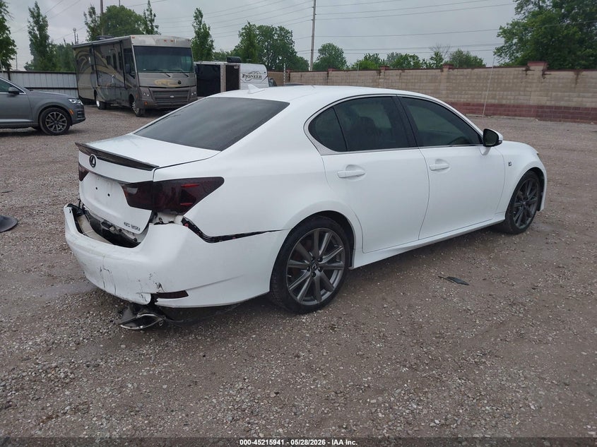 2014 Lexus Gs VIN JTHBE1BL0E5042720 IAAI salvage auction — REAR END, Salvage (Missouri), sold $4,650 on 2026-07-20 (photo 4)