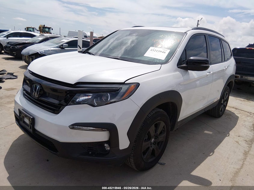 2022 Honda Pilot VIN 5FNYF6H88NB094359 IAAI salvage auction — SIDE, Salvage Title, sold $12,400 on 2026-08-15 (photo 2)