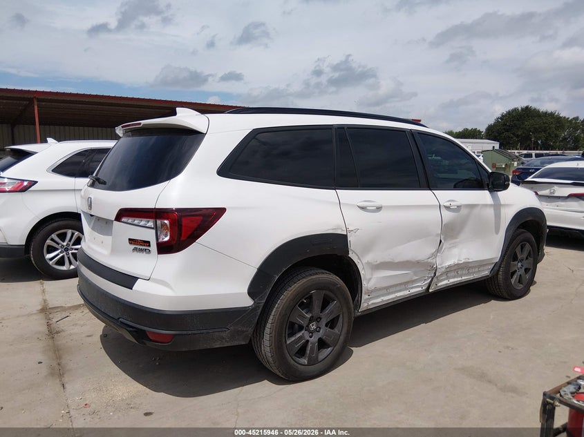 2022 Honda Pilot VIN 5FNYF6H88NB094359 IAAI salvage auction — SIDE, Salvage Title, sold $12,400 on 2026-08-15 (photo 4)